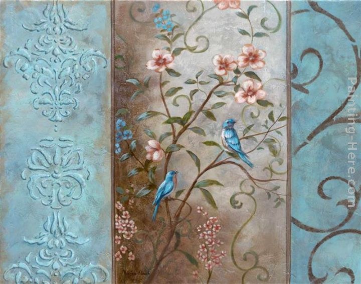 Vivian Flasch Elegance en Soie Bleue I